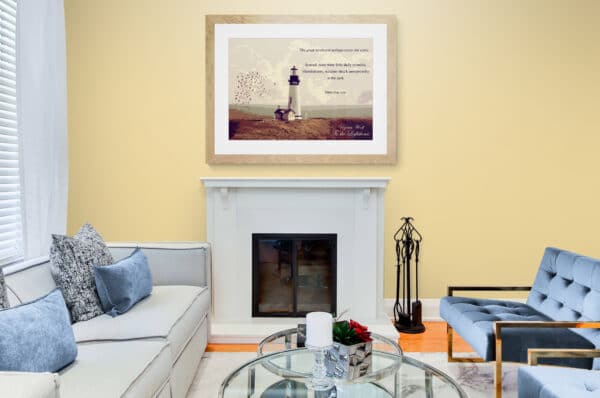 To the Lighthouse Print Lifestyle Shot 1