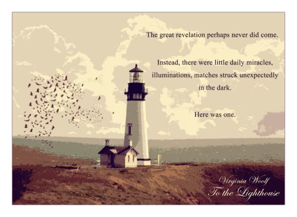 To the Lighthouse Print Front
